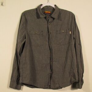 Brooklyn Industries Gray Casual Button Down Shirt